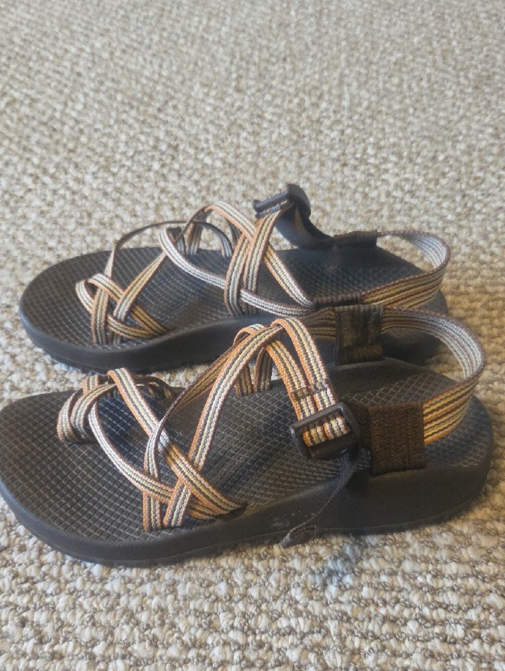Chaco Women's Strappy Sandals - Brown & Tan Multi - Picture 2 of 5